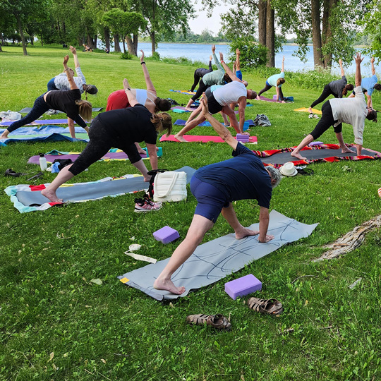 Yoga dans le parc (Pierre-Payet)